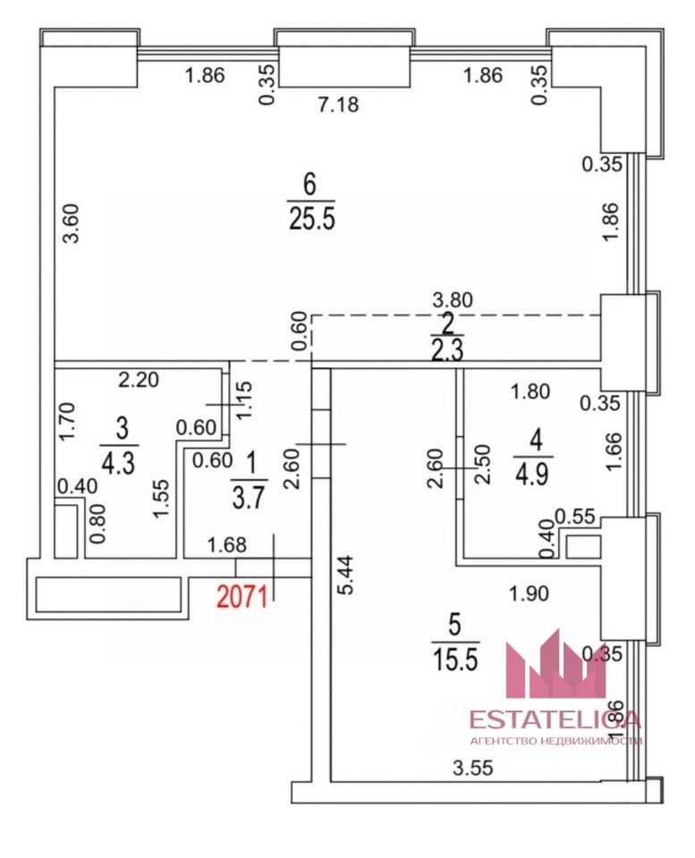 Продажа 2-комн квартиры на вторичном рынке Автомобильный проезд, 4