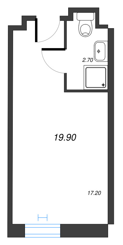 Продажа студии Санкт-Петербург г., Обводного кан. наб.,  к. 1
