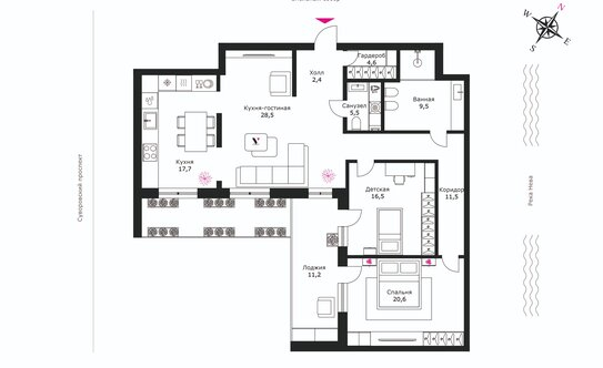 Продажа 3-комн квартиры на вторичном рынке Кирочная улица,  д. 64