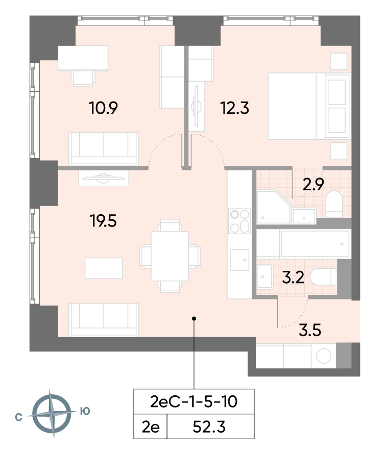 Продажа 2-комн квартиры в новостройке Борисовские Пруды улица, д.1