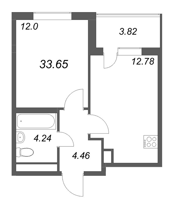 Продажа 1-комн квартиры в новостройке Шушары п., Пулковское ш.,  к. 3.6