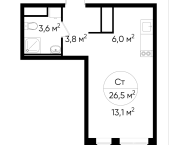 Продать Квартиры в новостройке Московский г., Бианки ул.   9.4