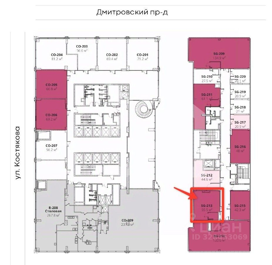 Продажа торгового помещения Дмитровский проезд,  д. 3,  к. 4