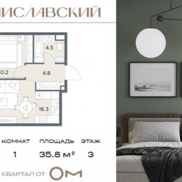 Продажа 1-комн квартиры в новостройке Поздняково, 46К-9030