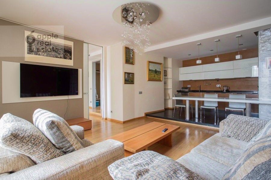 Аренда 3-комн квартиры на вторичном рынке 1-й Зачатьевский переулок, 5