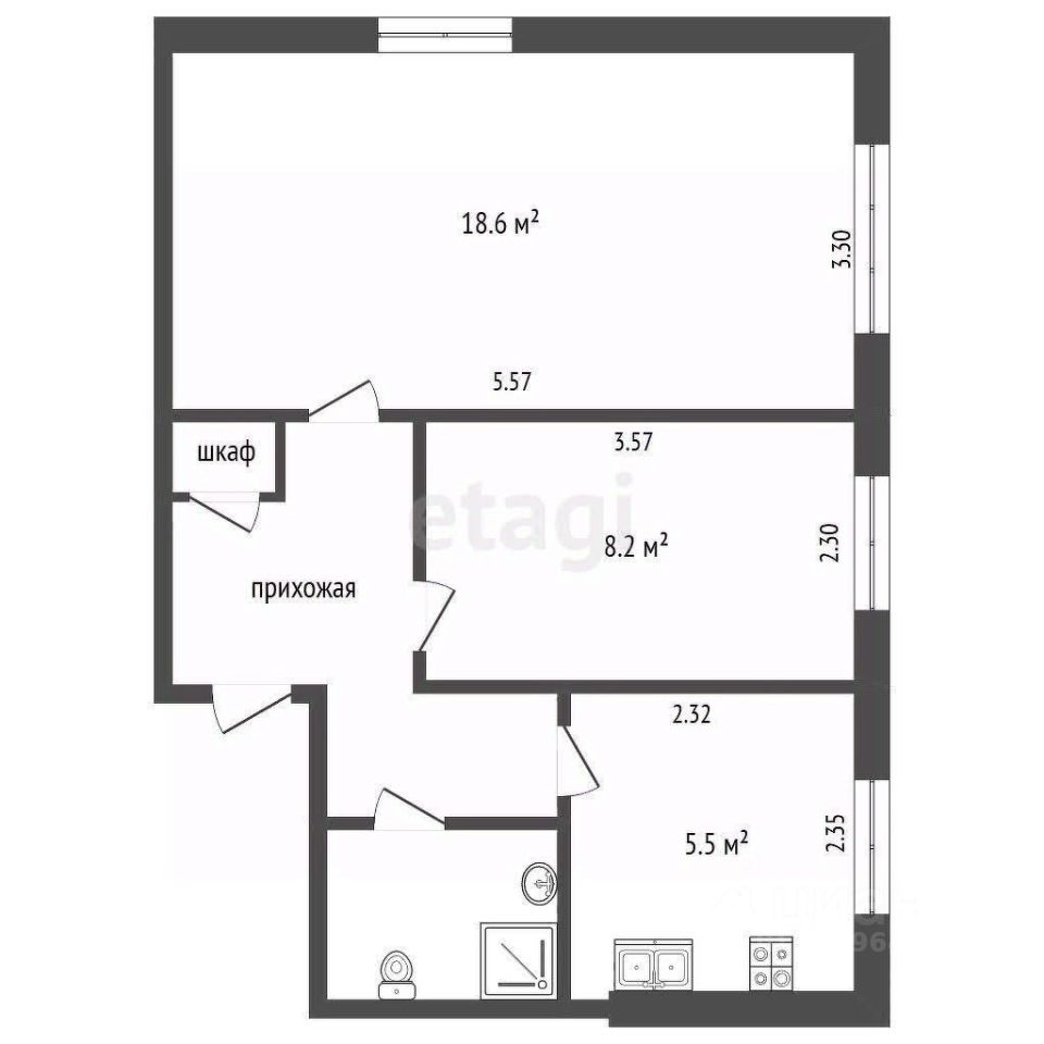 Продажа 2-комн квартиры на вторичном рынке улица Симоновский Вал, 22К3