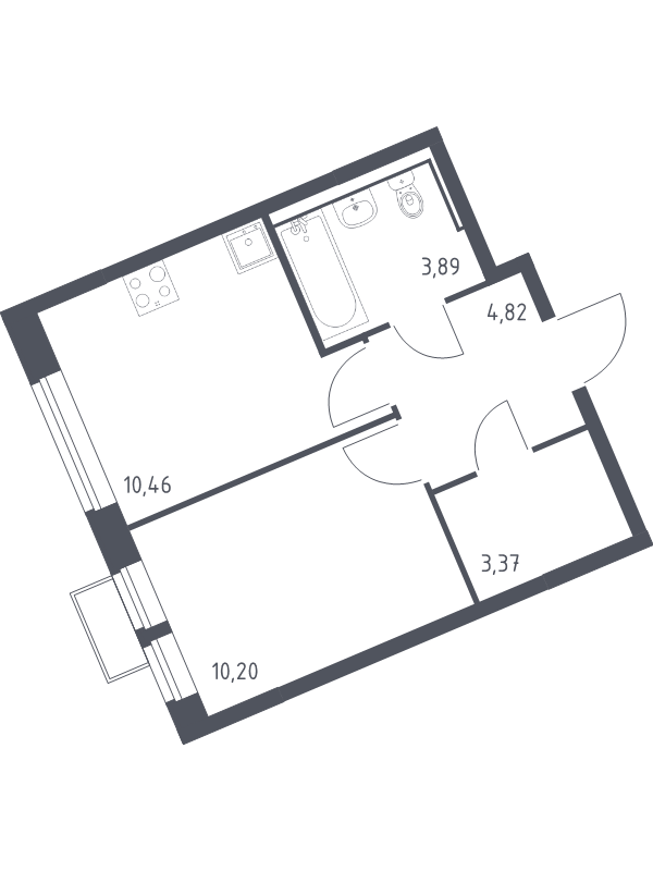 Продажа 1-комн квартиры в новостройке Москва г., Ленинградское ш.,  к. 5