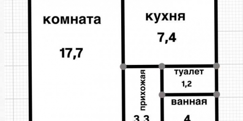 1-комн квартира Коммуны ул. ,  д. 26,  к. 4
