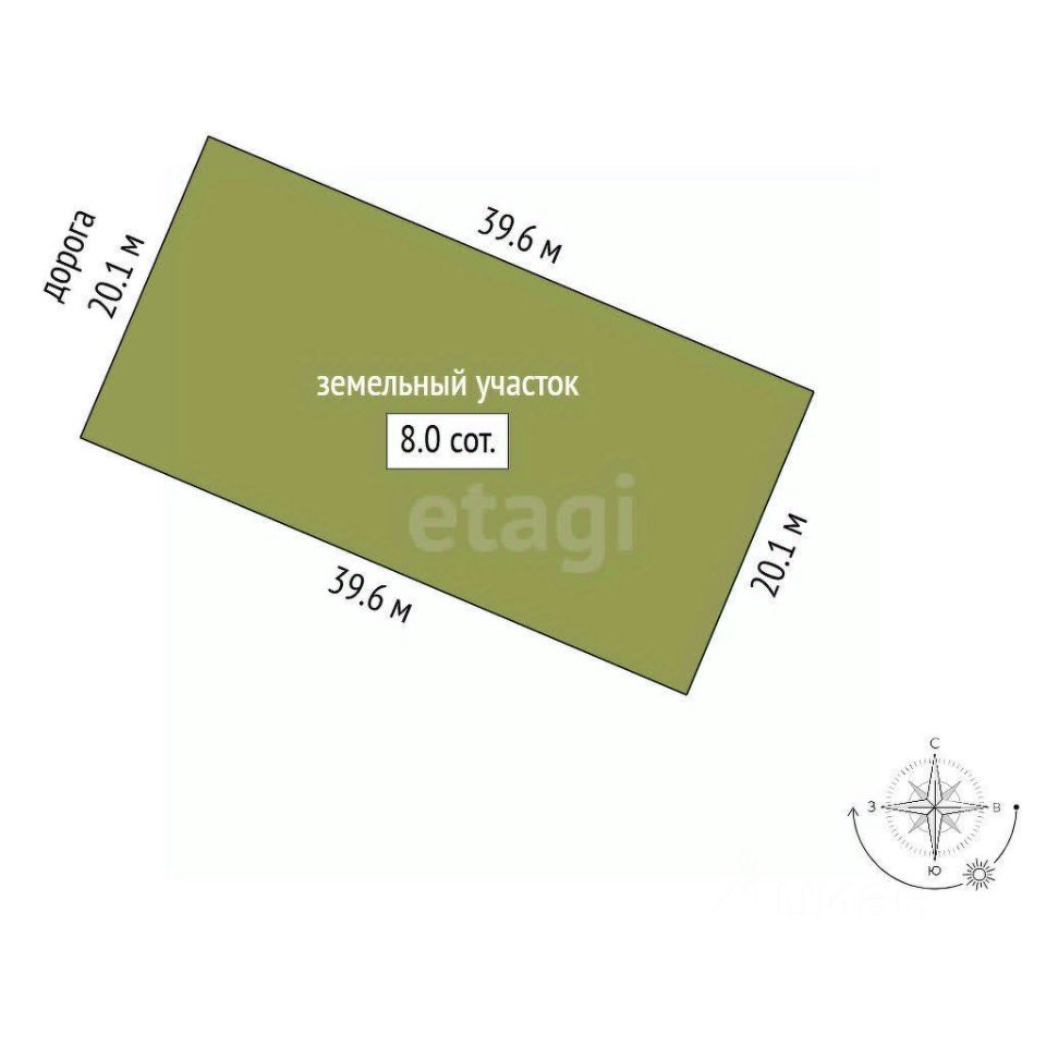 Продажа земли Восход садоводческий массив, Звездочка СНТ, улица Рябиновая,  д. 49