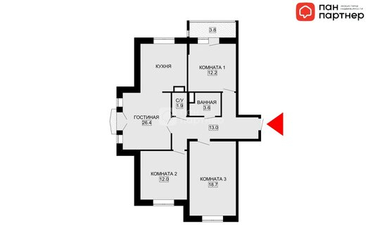 Продажа 4-комн квартиры на вторичном рынке Въезд, Красносельское шоссе,  д. 4а к1
