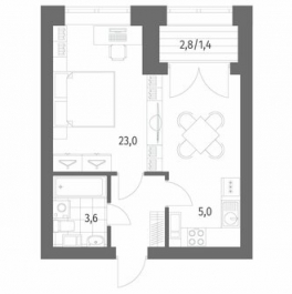 Продажа 1-комн квартиры на вторичном рынке улица Академика Константинова,  д. 1 к1 с1