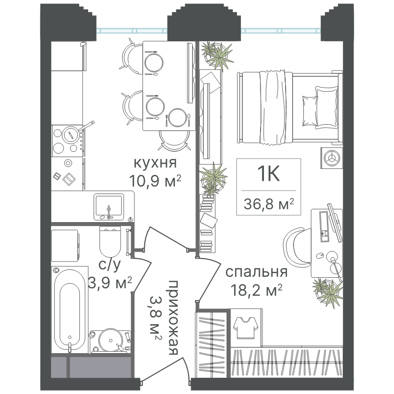 Продажа 1-комн квартиры в новостройке Москва г., Варшавское ш.,  к. 1