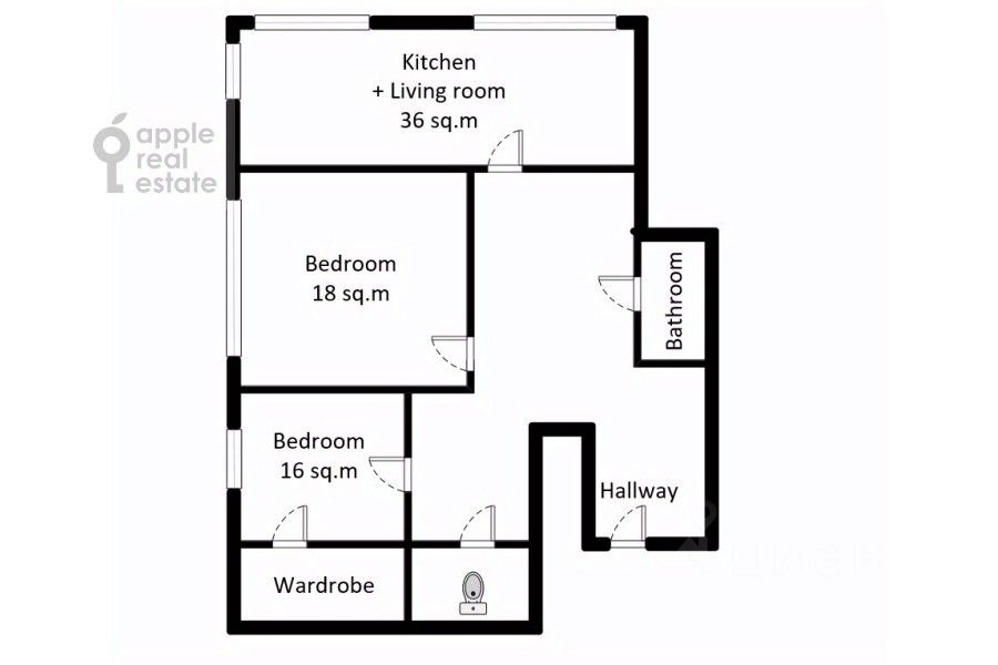Продажа 3-комн квартиры на вторичном рынке Береговой проезд, 5к2