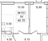 Продать Квартиры в новостройке Сапроново д., Калиновая ул.   5