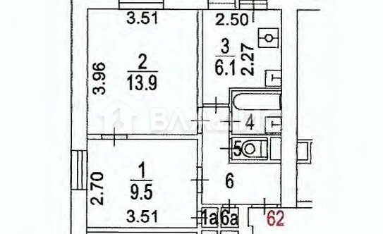 Продажа 2-комн квартиры на вторичном рынке Открытое ш,  д. 28,  к. 6