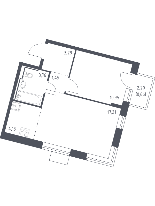 Продажа 1-комн квартиры в новостройке Москва г., Ленинградское ш.,  к. 4