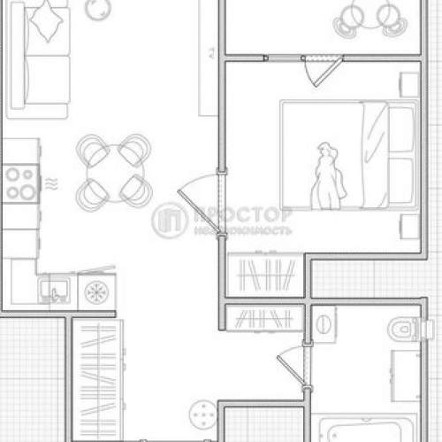 1-комн квартира Радиальная 6-я ул,  д. 7/1 к2