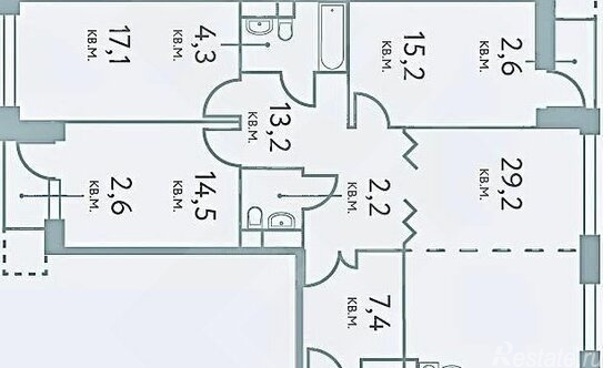 Продажа 4-комн квартиры на вторичном рынке Мантулинская улица,  д. 9 к6