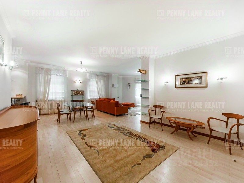 Аренда 3-комн квартиры на вторичном рынке улица Остоженка, 25