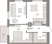 Продать Квартиры в новостройке Новоселье п., Петропавловская ул.   2