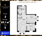 Продать Квартиры вторичка улица Ротмистрова  2 к3 