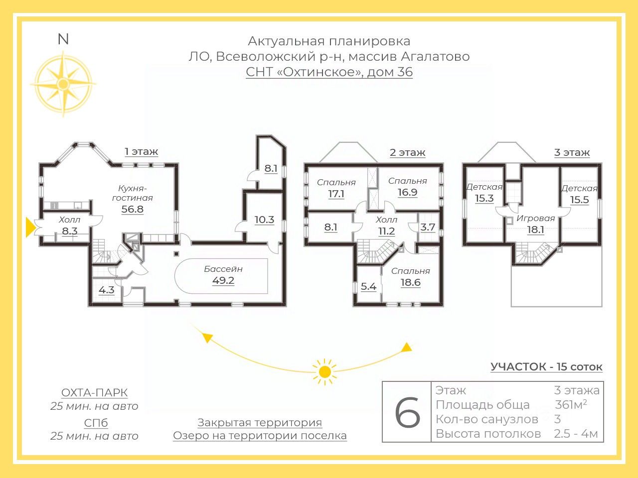 Продажа дома Охтинская Долина кп,  д. 36