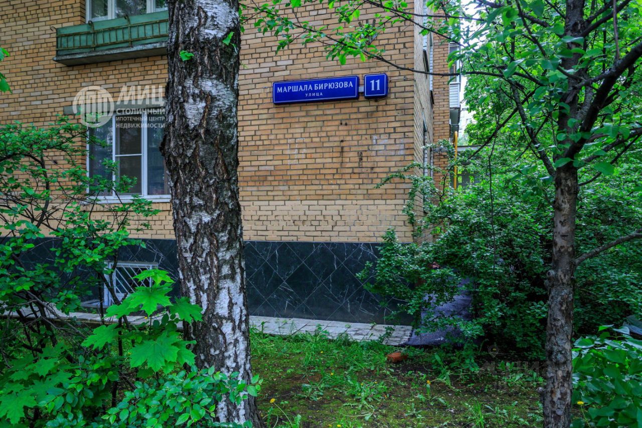 Продажа 1-комн квартиры на вторичном рынке улица Маршала Бирюзова,  д. 11