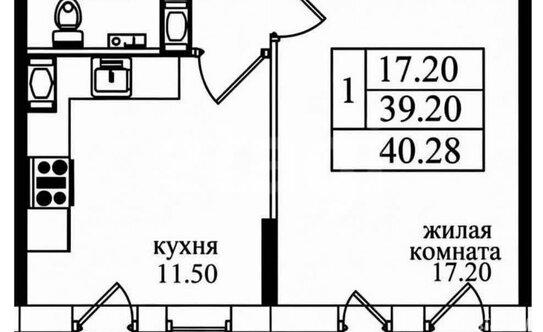 Продажа 1-комн квартиры на вторичном рынке Парголово п, Фёдора Абрамова ул