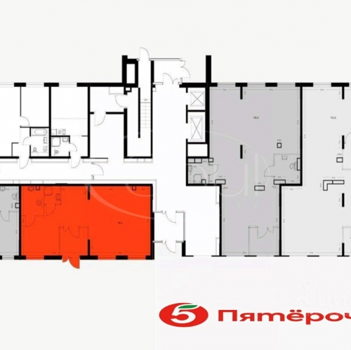 Торговое помещение Ильинское-Усово, Архангельская улица,  д. 17