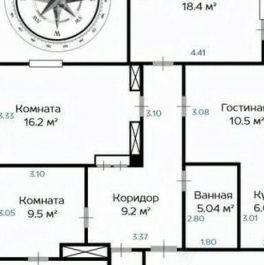 Продажа 5-комн квартиры на вторичном рынке Маленковская улица,  д. 7