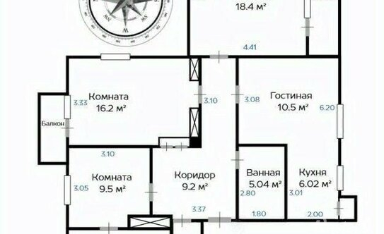 Продажа 5-комн квартиры на вторичном рынке Маленковская улица,  д. 7