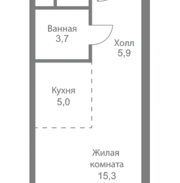 Продажа студии Москва г., Сколковское ш.,  к. 4