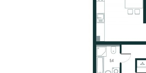 3-комн квартира улица Блохина, 6/3