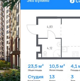 Продажа 1-комн квартиры на вторичном рынке пр-кт Куприна,  д. 30,  к. 3