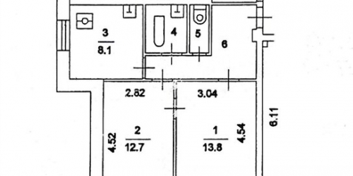 2-комн квартира ул Дубки,  д. 4А