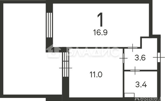 Продажа 1-комн квартиры на вторичном рынке Коммунарка п, Потаповская Роща ул,  д. 38 к1