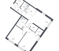 Продажа квартир в ЖК Дудкино д., Адмирала Корнилова ул.,  к. 2