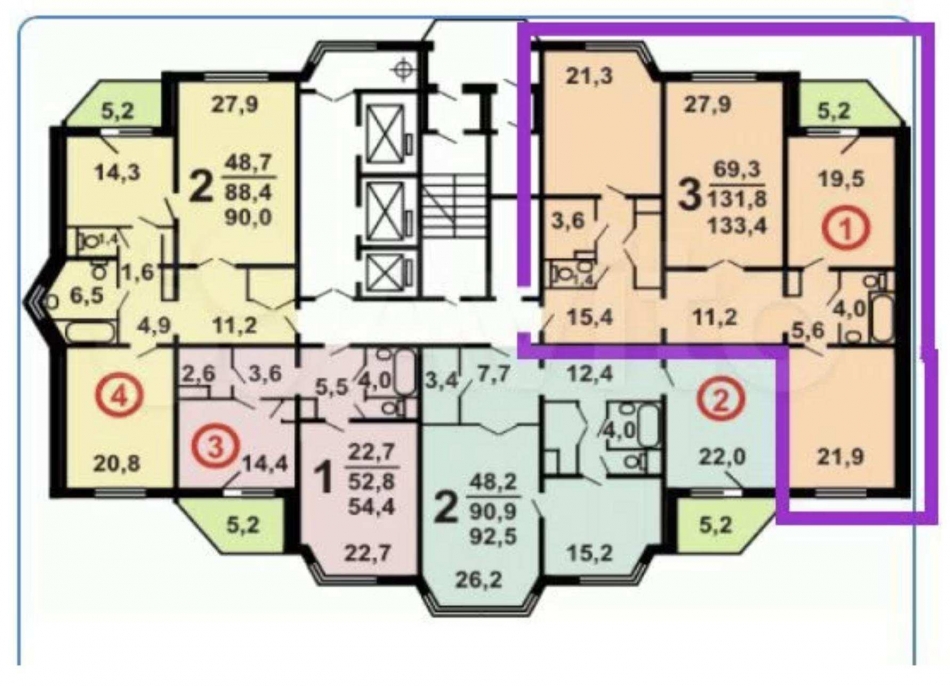 Продажа 3-комн квартиры на вторичном рынке Красногорск, Красногорский бульвар,  д. 5