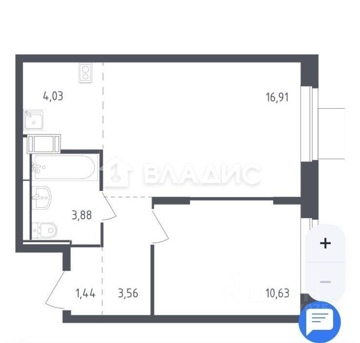 Продажа 1-комн квартиры на вторичном рынке д. Юрлово, к1/1