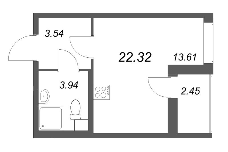 Продажа студии Санкт-Петербург г., Тамбасова ул.,  к. 2.1
