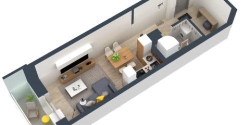 1-комн квартира 2-ая Алексеевская ул