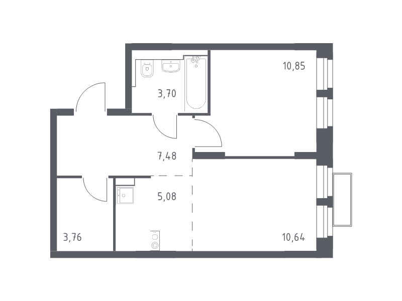Продажа 1-комн квартиры в новостройке Красногорск г,  к. 2