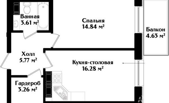 Продажа 1-комн квартиры в новостройке Малодетскосельский пр-кт,  д. 42