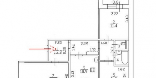 3-комн квартира ул Доблести,  д. 20,  к. 2