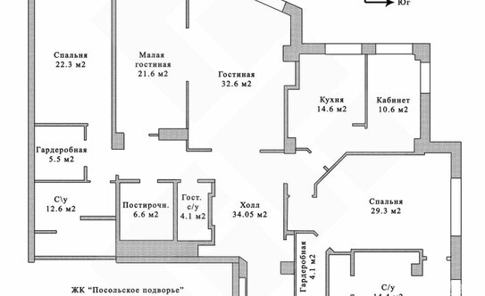 Аренда 5-комн квартиры на вторичном рынке Казачий 2-й пер,  д. 6