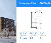 Продать Квартиры в новостройке Ленинский р-н, жилой комплекс Богдановский Лес, 7.3   