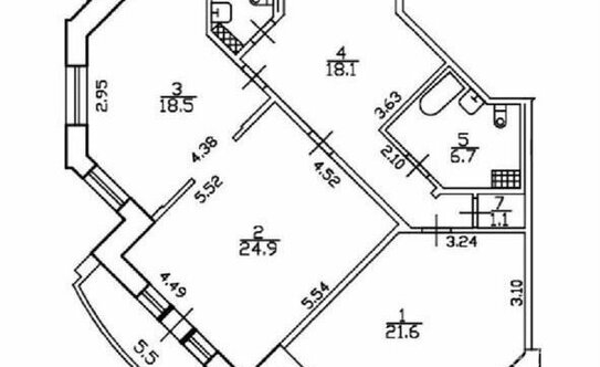 Продажа 2-комн квартиры на вторичном рынке Богатырский пр-кт,  д. 25,  к. 1