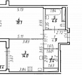 Продажа 1-комн квартиры на вторичном рынке улица Типанова,  д. 22 с1