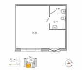 Продать Торговые помещения Гатчина, г.Гатчина,Ул.Чехова, д.43 корпус 1 Кв 67, 3   