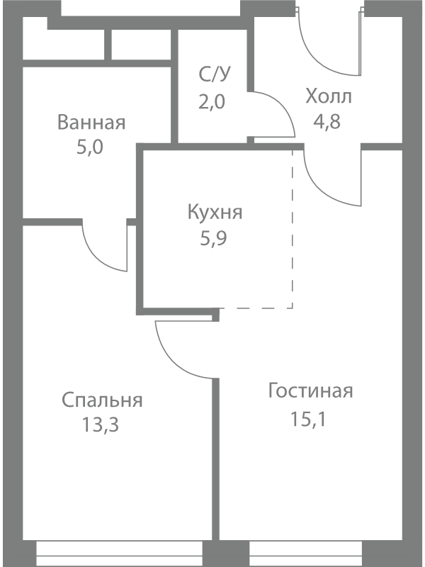 Продажа 1-комн квартиры в новостройке Москва г., Сколковское ш.,  к. 4